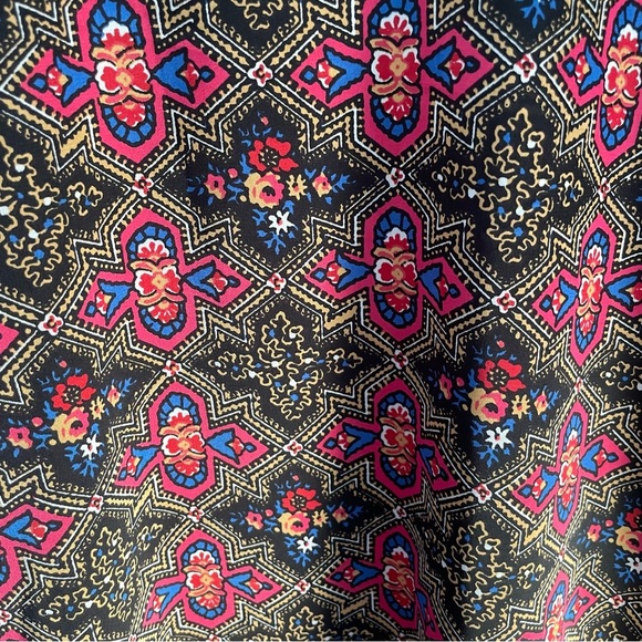 ModCloth Victorian Holiday Groove Multicolor Patterned Dress Bell Sleeves XL - Picture 4 of 8